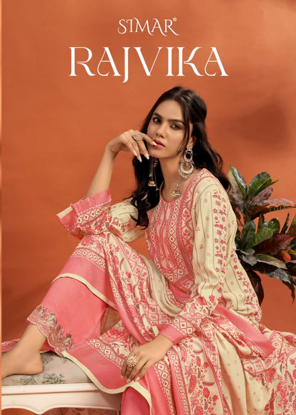 Rajvika Simar Pashmina Suits Wholesaler India