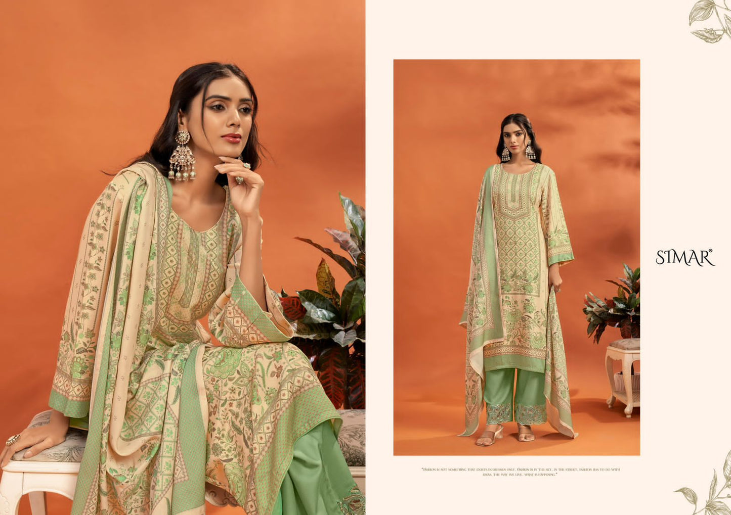 Rajvika Simar Pashmina Suits Wholesaler India