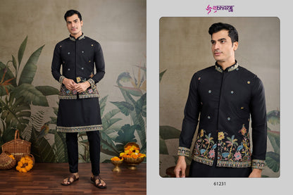 Rajwada Attires 1 With Koti Shubhvastra Cotton Mens Kurta Manufacturer Ahmedabad