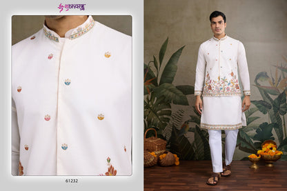 Rajwada Attires 1 With Koti Shubhvastra Cotton Mens Kurta Manufacturer Ahmedabad