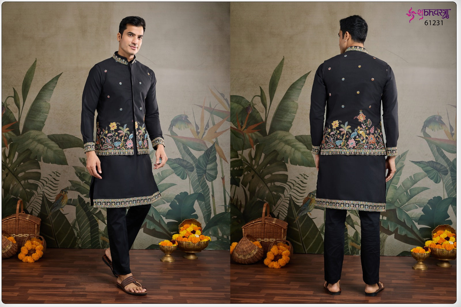 Rajwada Attires 1 With Koti Shubhvastra Cotton Mens Kurta Manufacturer Ahmedabad