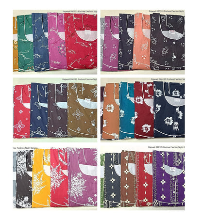 Rajwadi 080125 Ruchee Fashion Night Gowns Wholesale Price