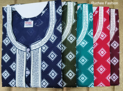 Rajwadi 180125 Ruchee Fashion Night Gowns Supplier Ahmedabad