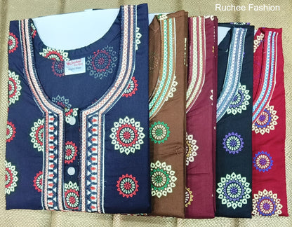 Rajwadi 180125 Ruchee Fashion Night Gowns Supplier Ahmedabad