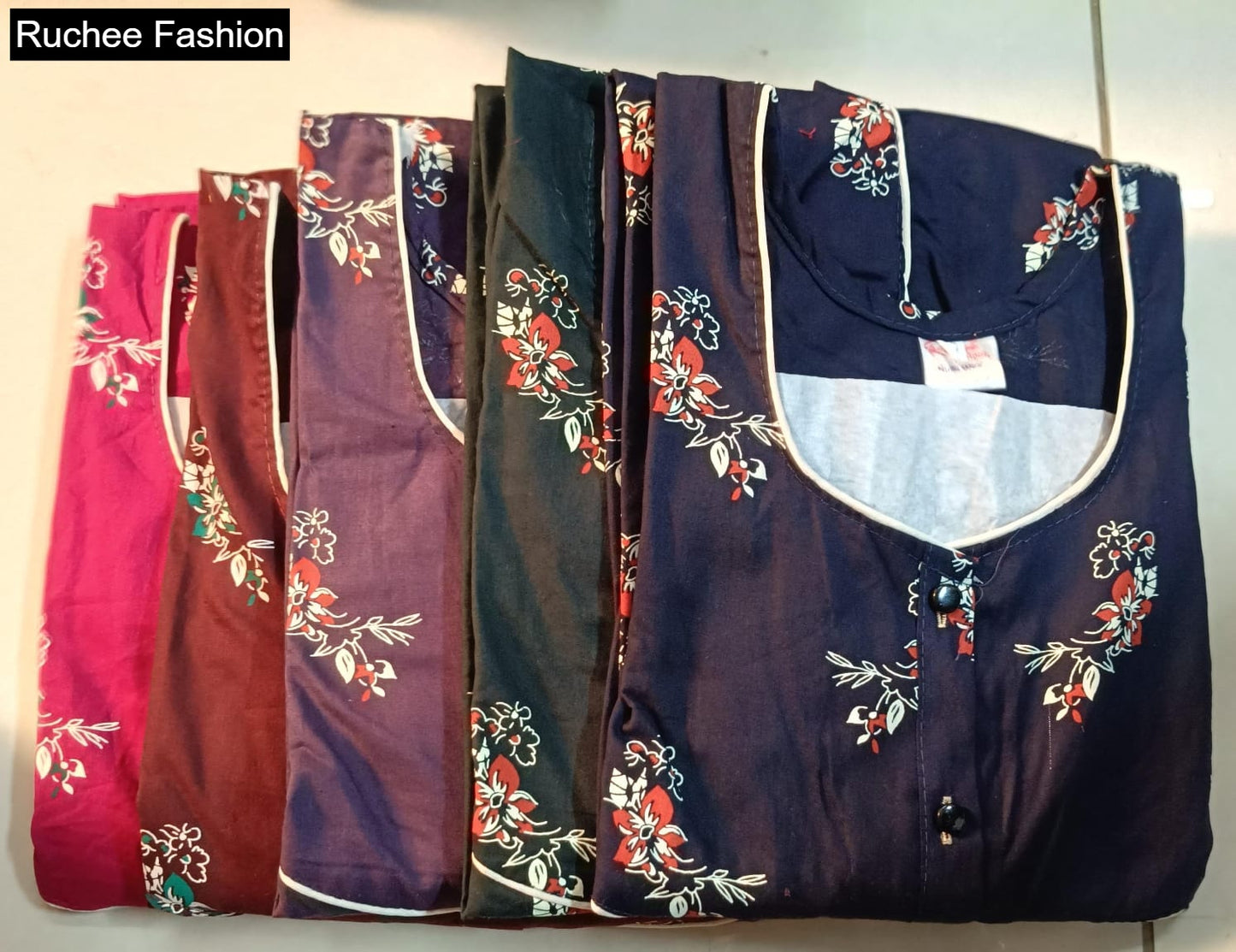 Rajwadi 3Xl Ruchee Fashion Meghya Night Gowns Supplier Gujarat