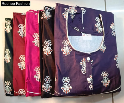 Rajwadi 3Xl Ruchee Fashion Meghya Night Gowns Supplier Gujarat