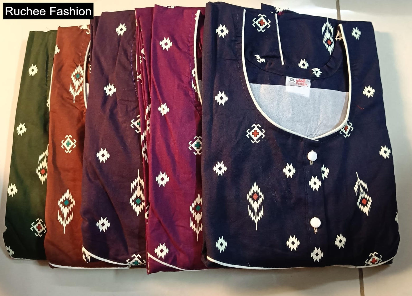 Rajwadi 3Xl Ruchee Fashion Meghya Night Gowns Supplier Gujarat