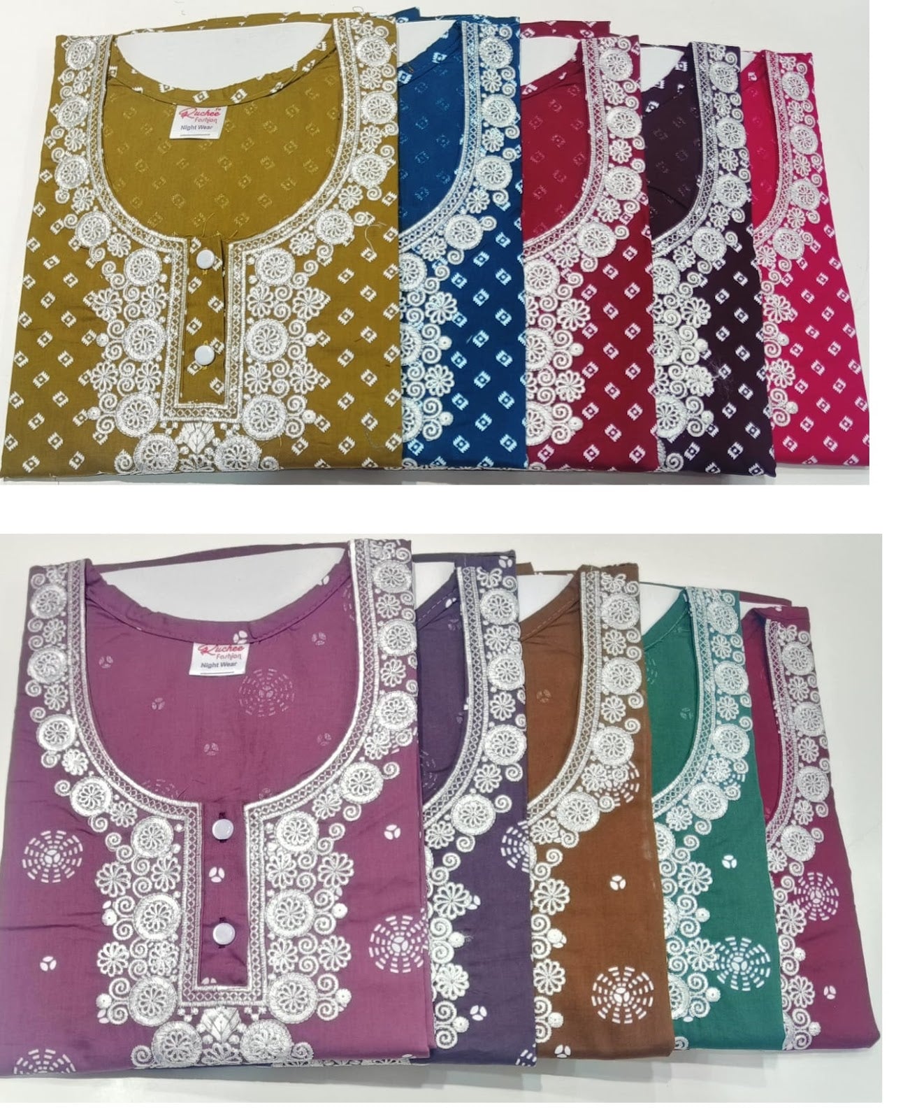 Rajwadi B 2006 Ruchee Fashion Night Gowns Manufacturer India