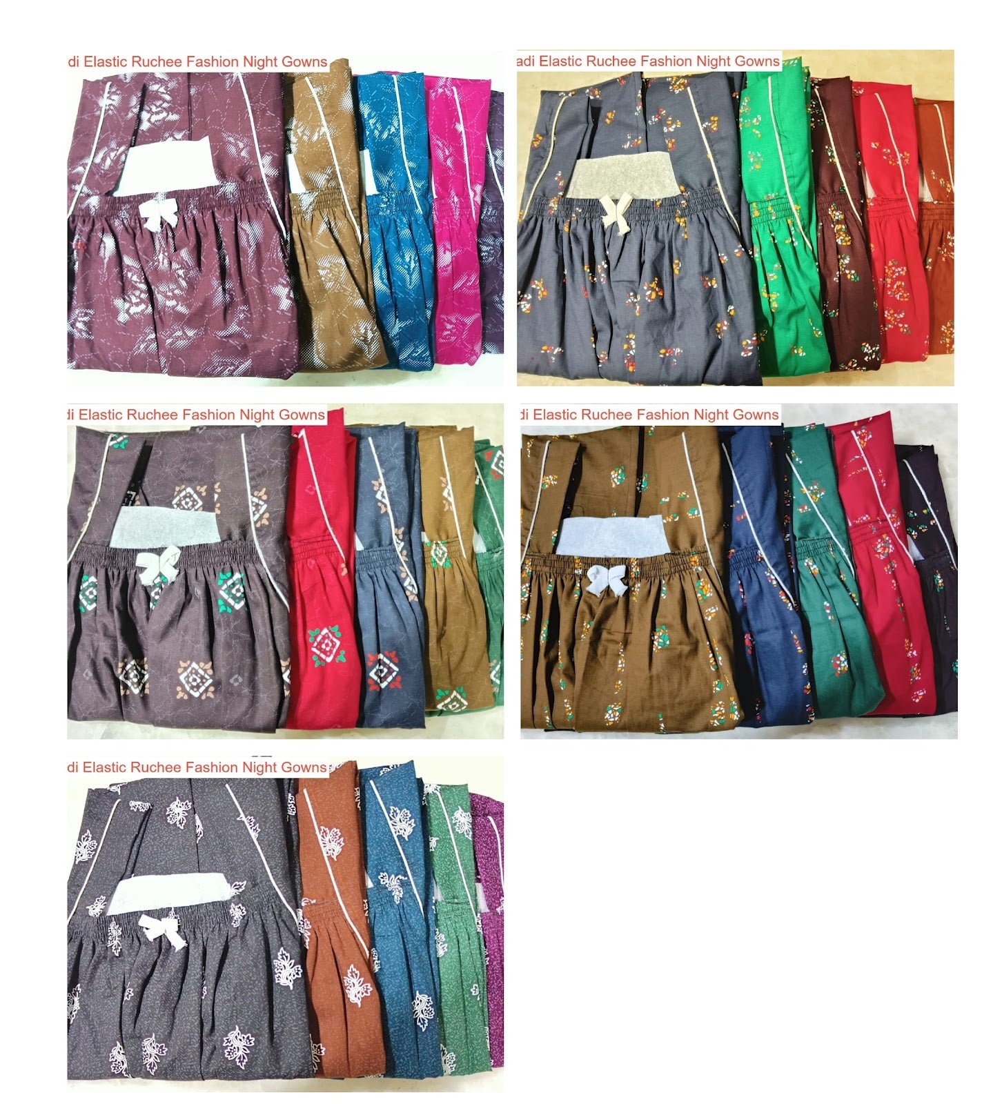 Rajwadi Elastic Ruchee Fashion Night Gowns Wholesaler