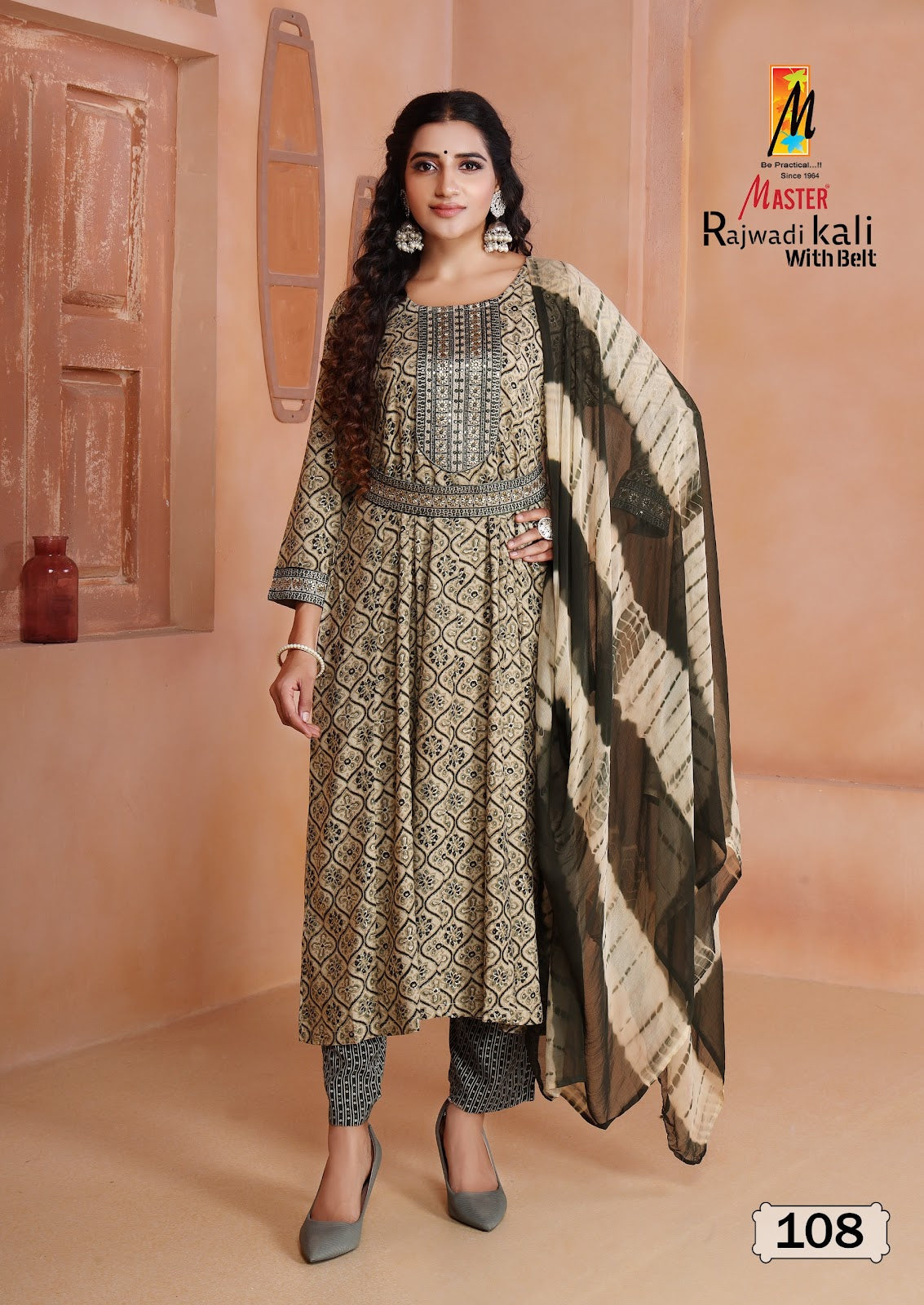 Rajwadi Kali Master Rayon Foil Readymade Pant Style Suits Supplier Gujarat