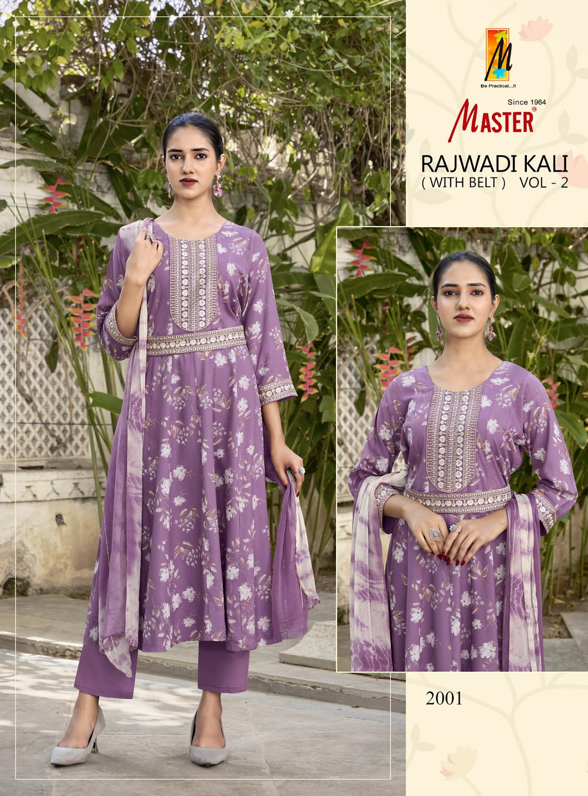 Rajwadi Kali Vol 2 Master Rayon Readymade Pant Style Suits Wholesaler India