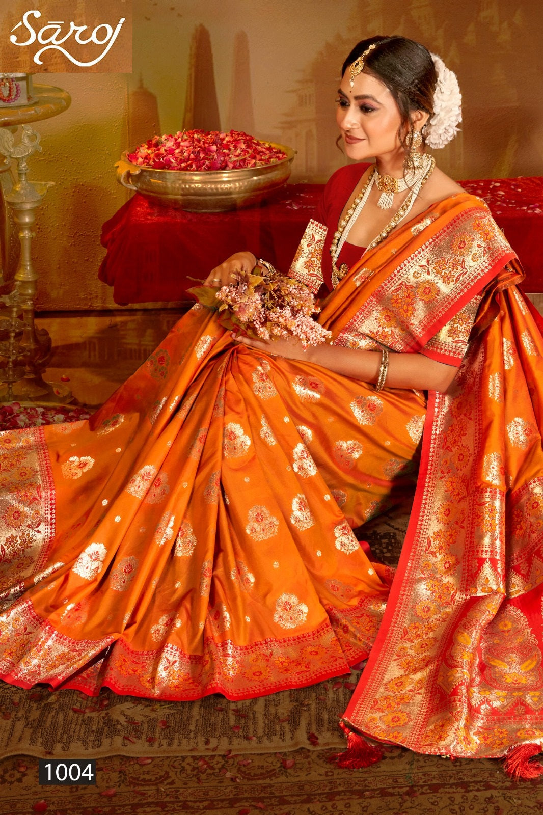 Rajwadi Silk Vol 1 Saroj Sarees Manufacturer India