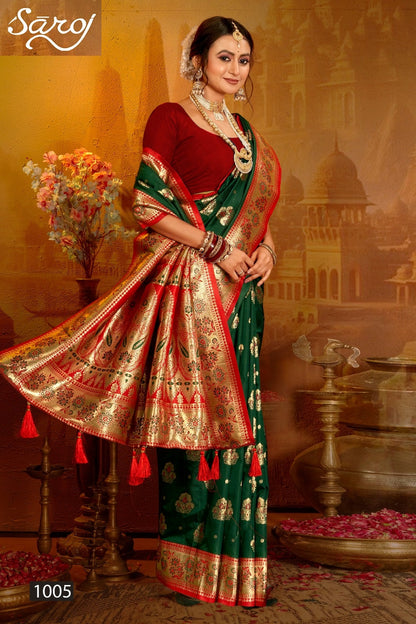 Rajwadi Silk Vol 1 Saroj Sarees Manufacturer India