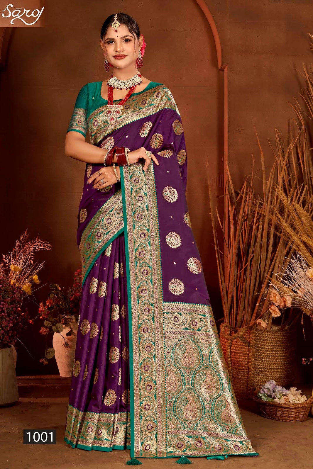 Rajwadi Silk Vol 2 Saroj Sarees Supplier India