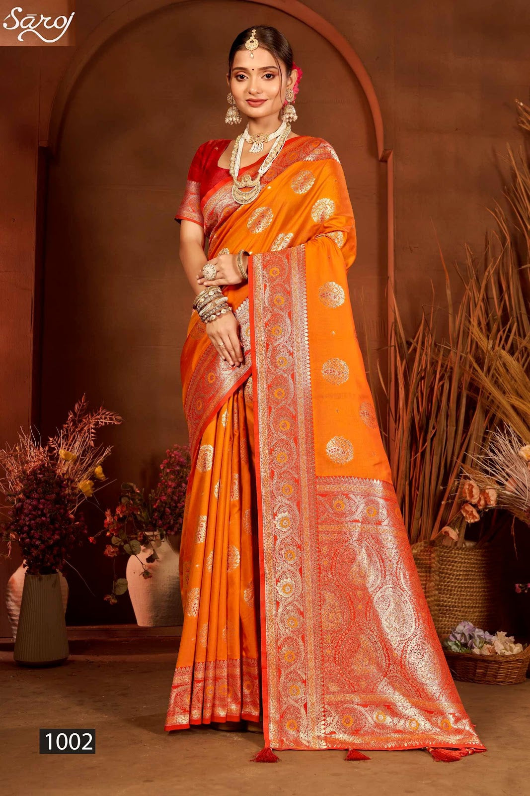Rajwadi Silk Vol 2 Saroj Sarees Supplier India