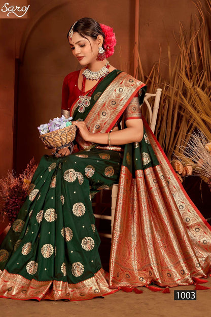 Rajwadi Silk Vol 2 Saroj Sarees Supplier India