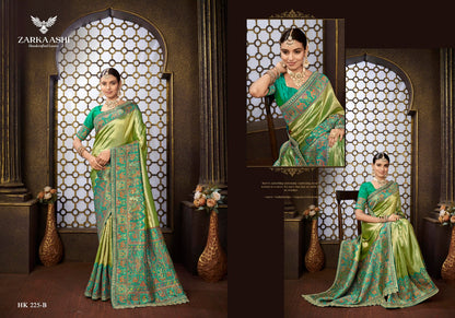 Rajwadi Zarkaashi Tissue Sarees Wholesale Price