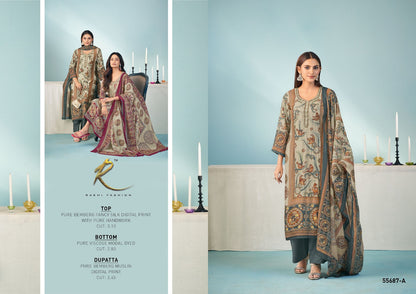 Rakhdi Special 55687 Rakhi Fashion Bemberg Pant Style Suits Wholesaler Gujarat