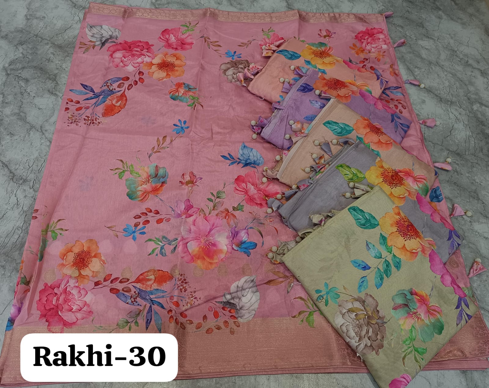 Rakhi 30 Kalpveli Silk Sarees Supplier Ahmedabad