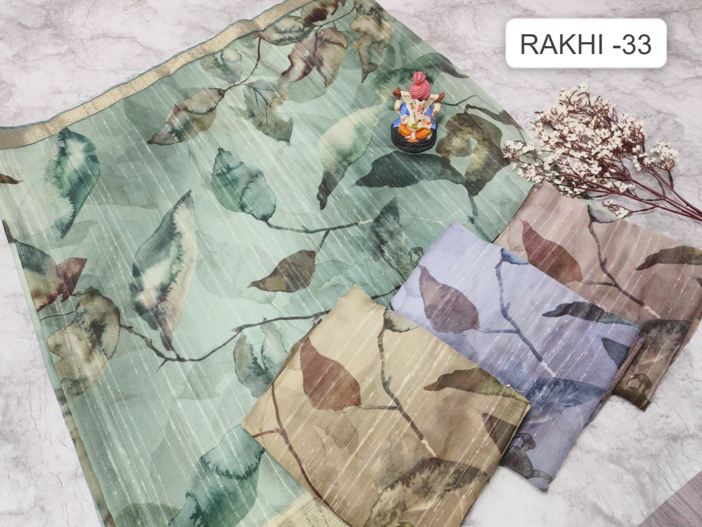 Rakhi 33 Kalpveli Natural Jute Sarees