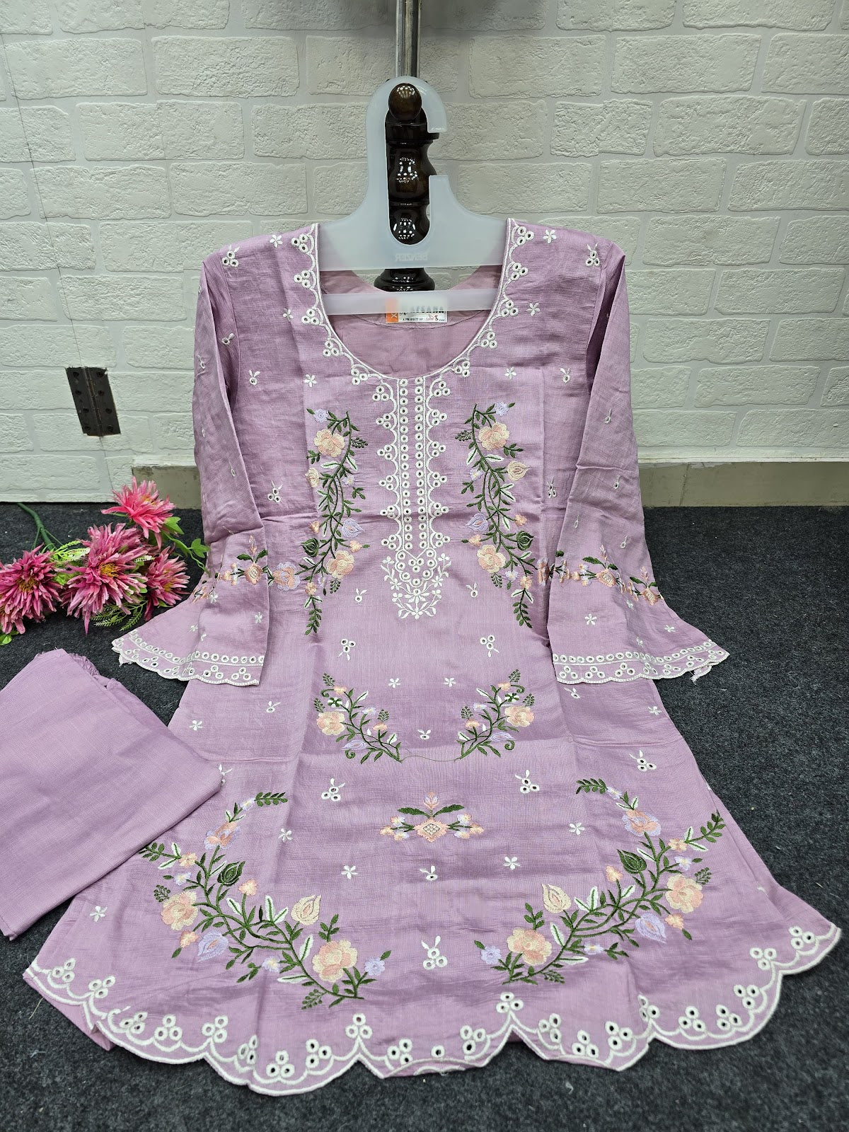 Raksha Karachi Afsana Vatican Kurti Pant Set Wholesale Rate