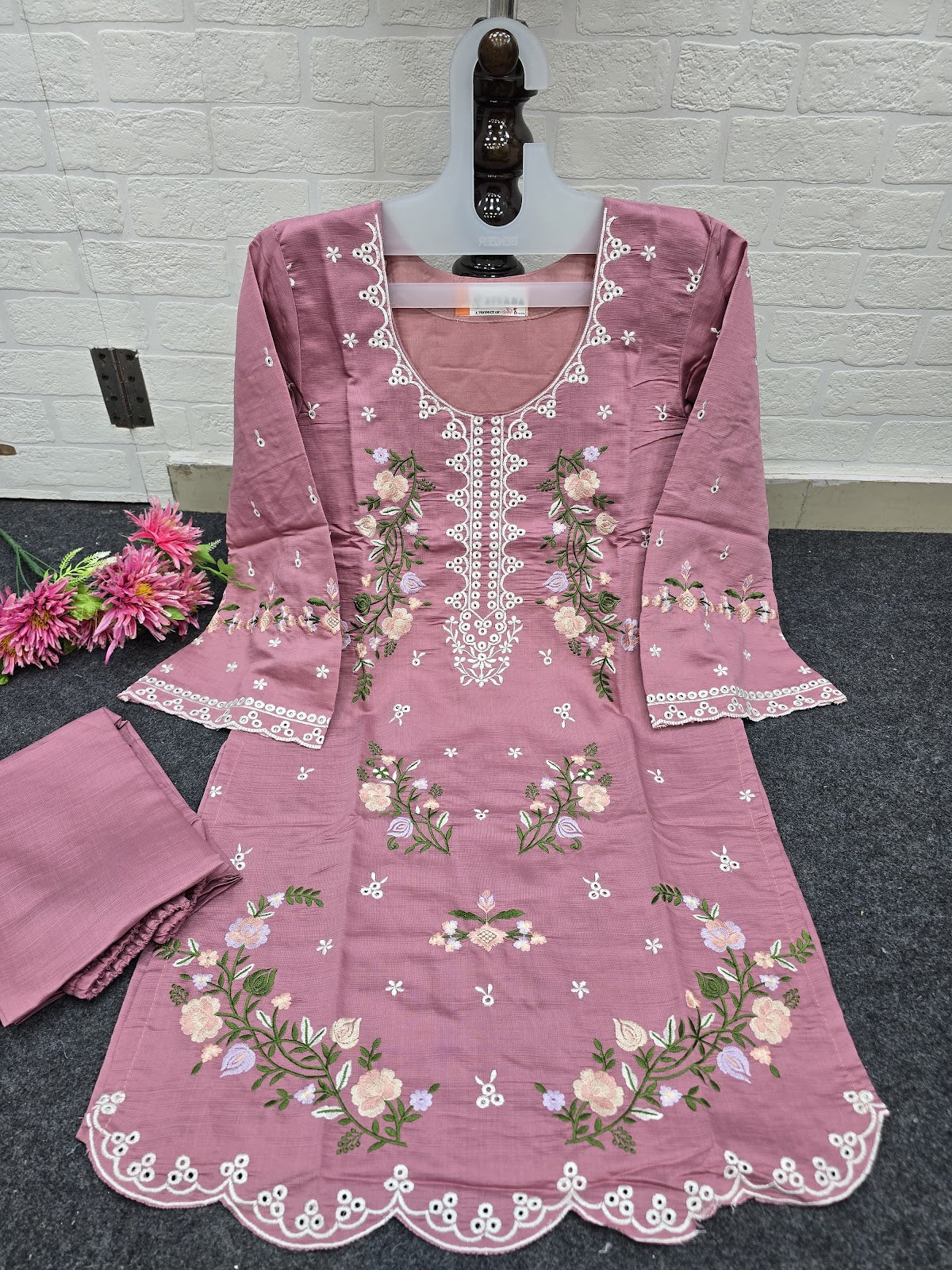 Raksha Karachi Afsana Vatican Kurti Pant Set Wholesale Rate