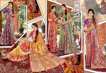 Raksha Silk Saroski Vol 4 Saroj Sarees Manufacturer Gujarat