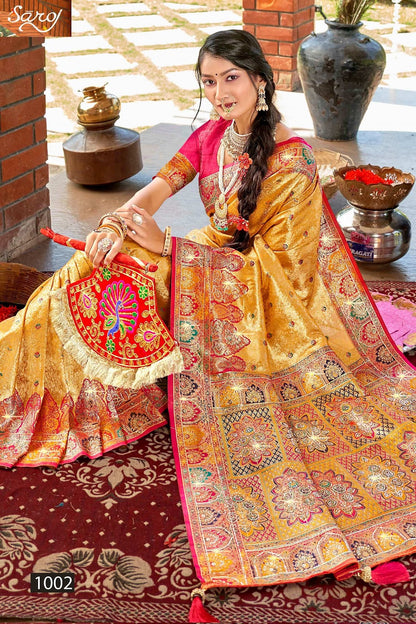 Raksha Silk Saroski Vol 4 Saroj Sarees Manufacturer Gujarat