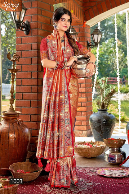 Raksha Silk Saroski Vol 4 Saroj Sarees Manufacturer Gujarat