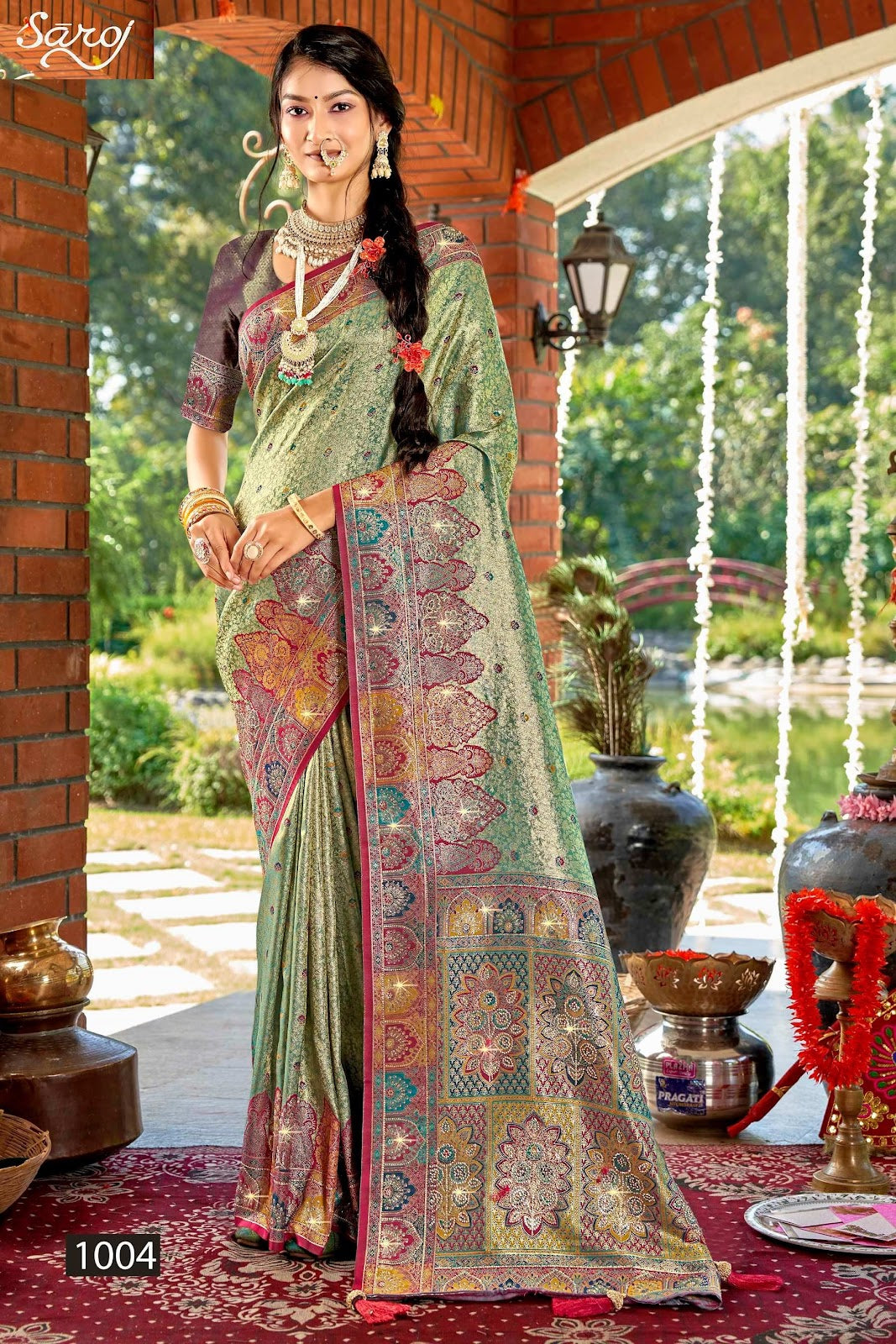 Raksha Silk Saroski Vol 4 Saroj Sarees Manufacturer Gujarat