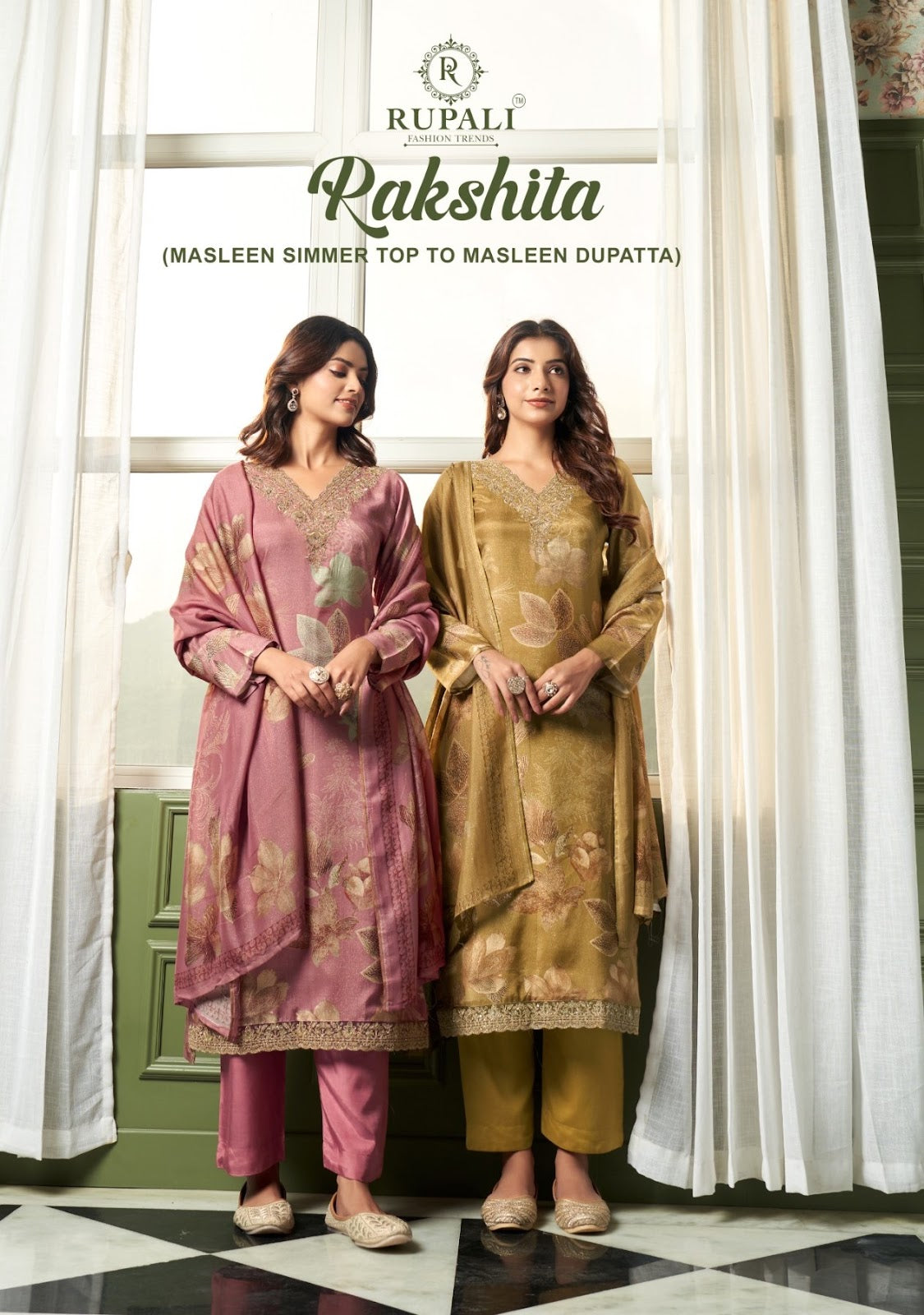 Rakshita Rupali Viscose Muslin Pant Style Suits Wholesale Price