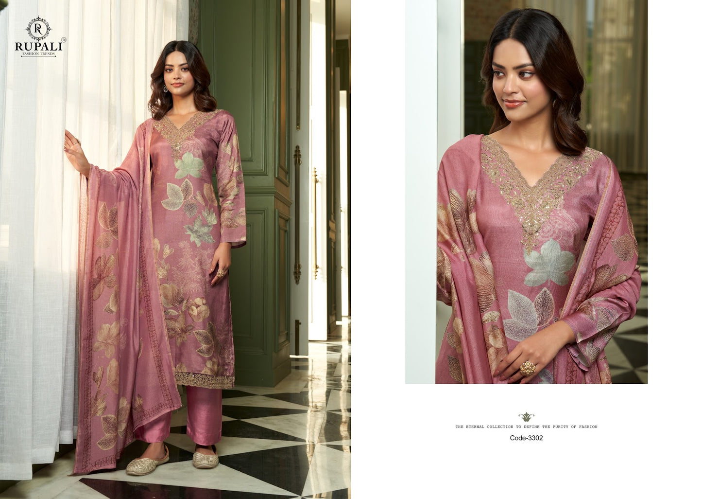 Rakshita Rupali Viscose Muslin Pant Style Suits Wholesale Price