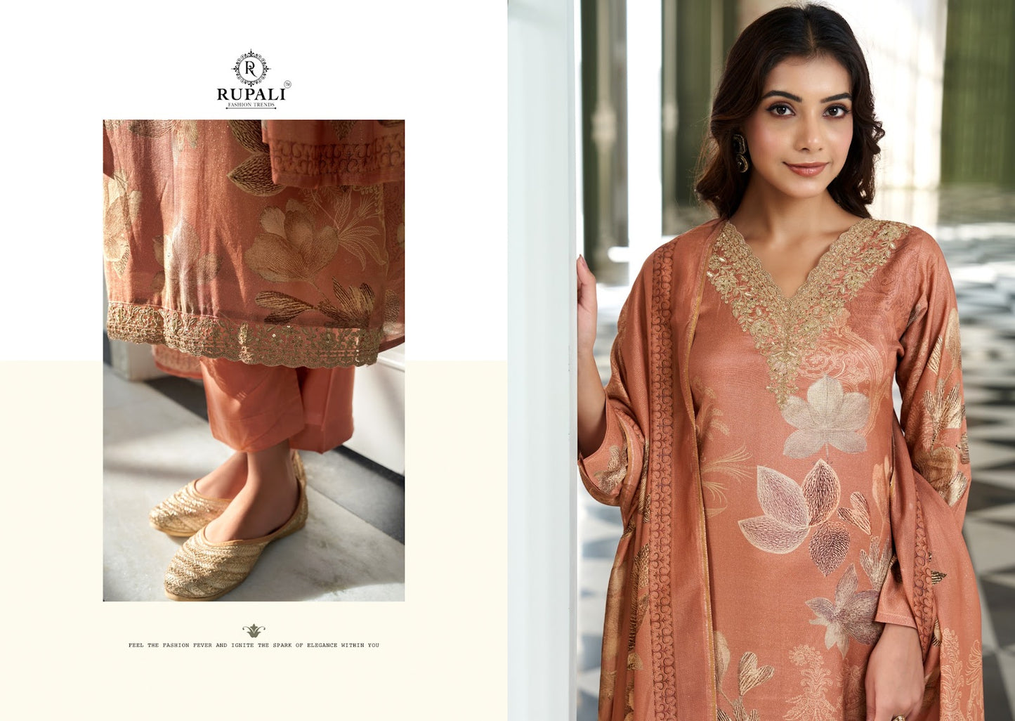Rakshita Rupali Viscose Muslin Pant Style Suits Wholesale Price