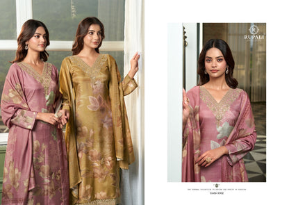 Rakshita Rupali Viscose Muslin Pant Style Suits Wholesale Price