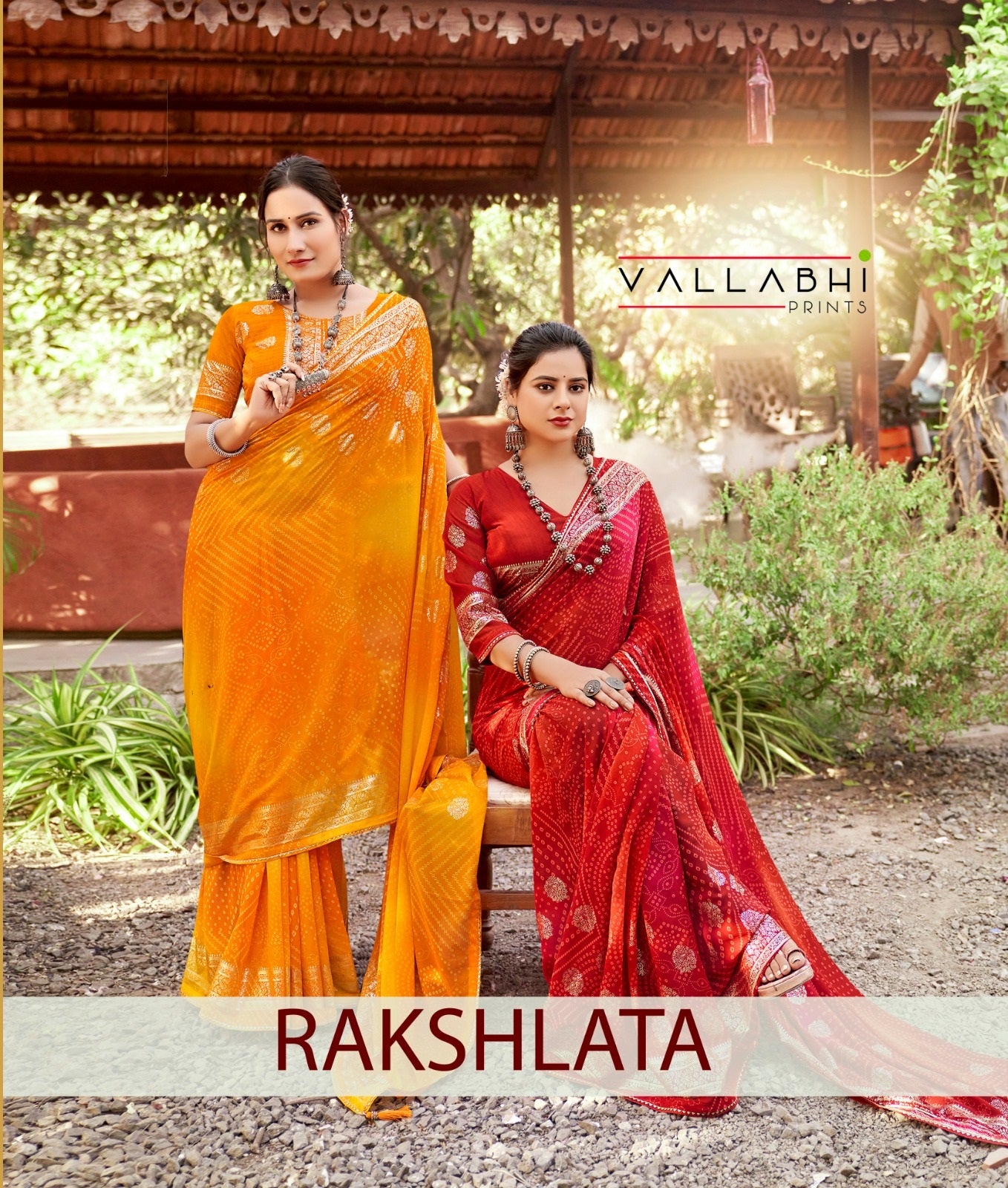 Rakshlata Vallabhi Prints Georgette Sarees Wholesaler India