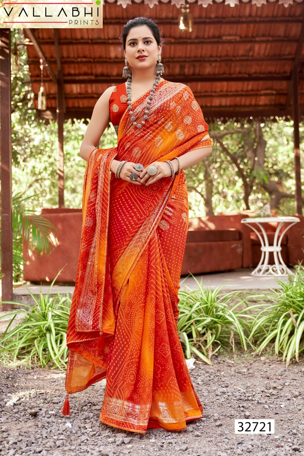 Rakshlata Vallabhi Prints Georgette Sarees Wholesaler India