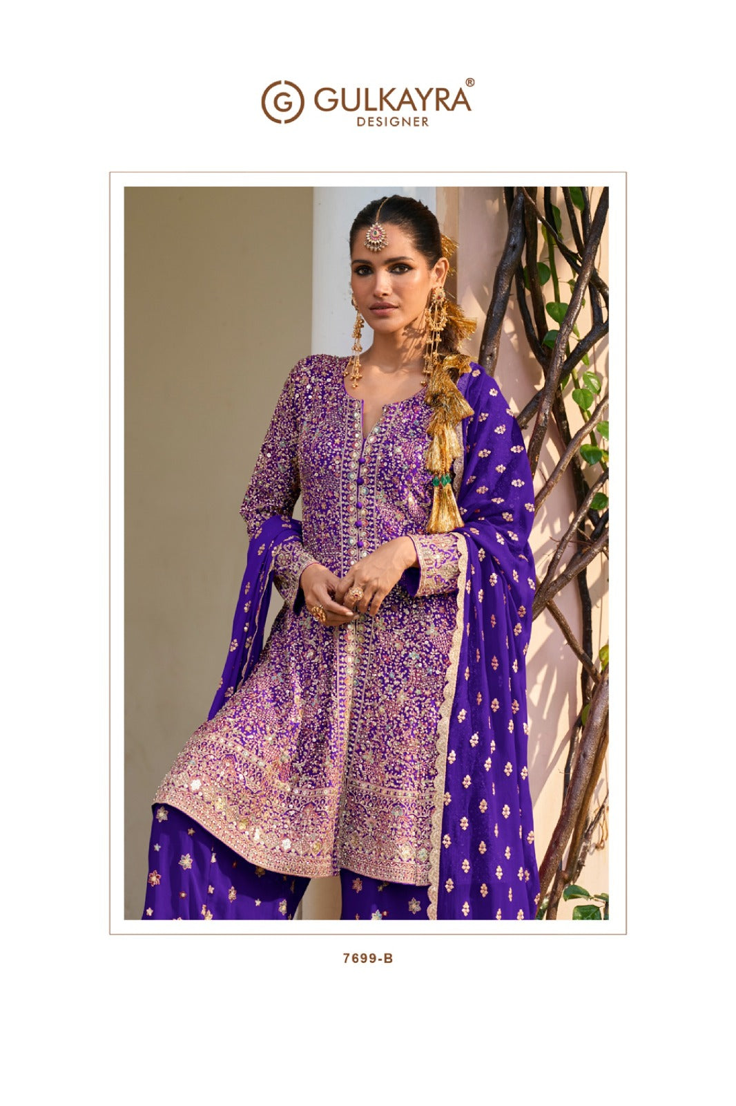 Rakul Gulkayra Designer Georgette Readymade Sharara Suits Exporter India