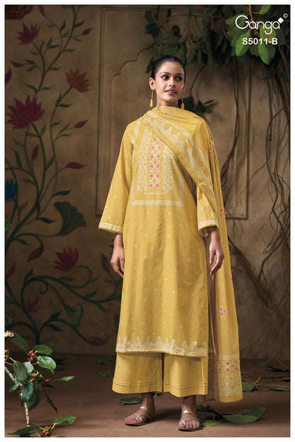 Rakul S5011 Ganga Cotton Plazzo Style Suits Manufacturer Gujarat