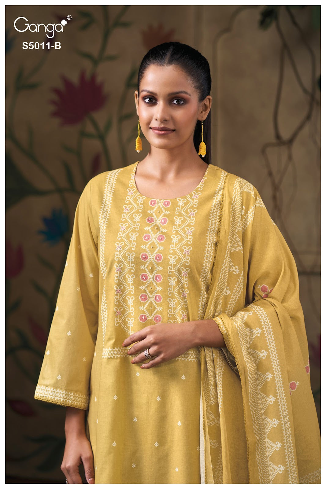 Rakul S5011 Ganga Cotton Plazzo Style Suits Manufacturer Gujarat