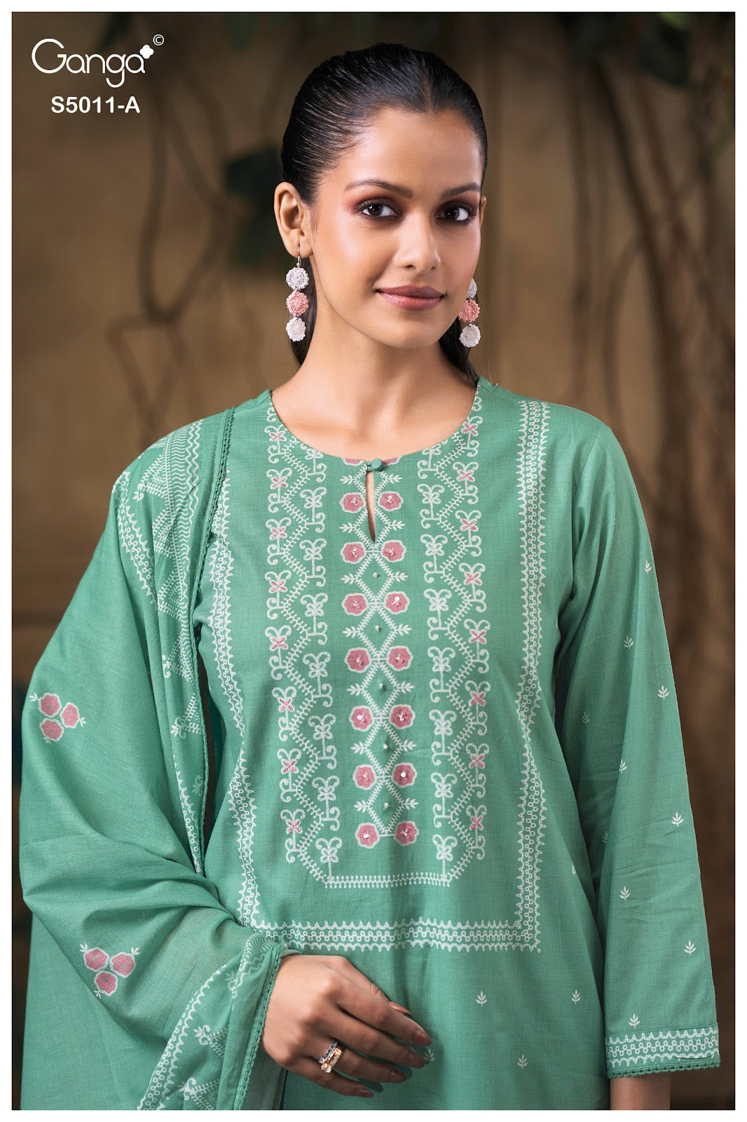 Rakul S5011 Ganga Cotton Plazzo Style Suits Manufacturer Gujarat