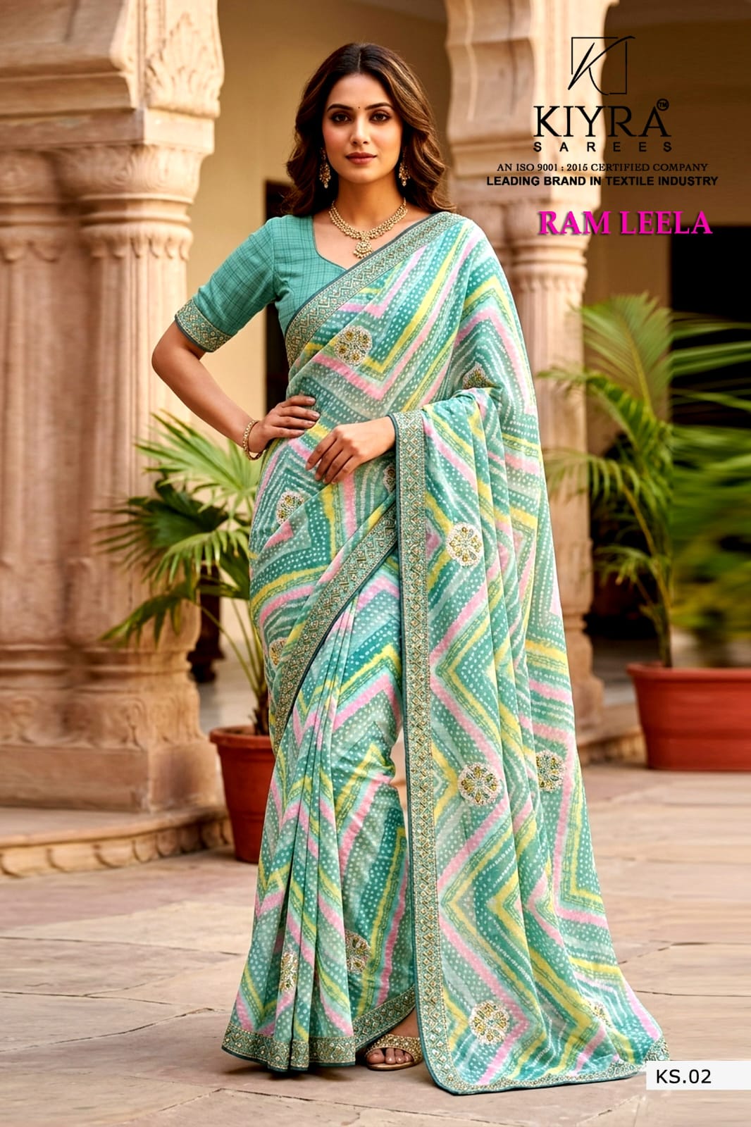Ram Leela Kiyra Weightless Sarees Wholesaler Ahmedabad