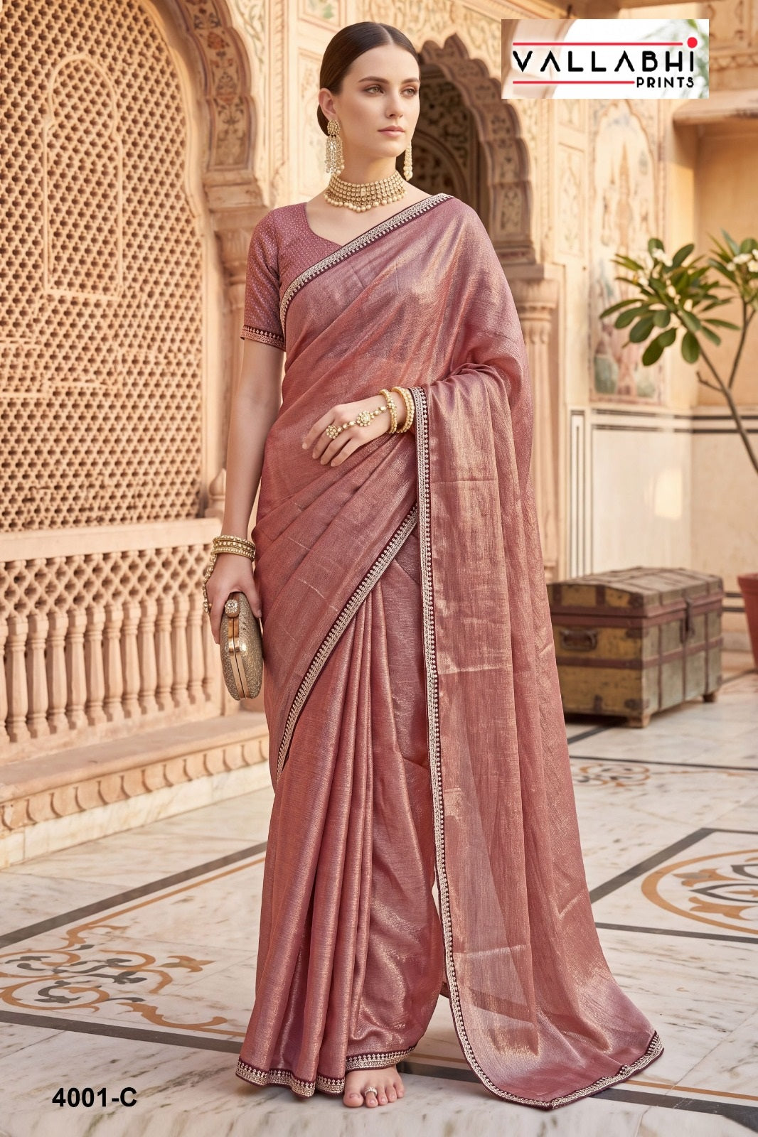 Rama Vol 4 Vallabhi Prints Brasso Sarees Manufacturer Ahmedabad