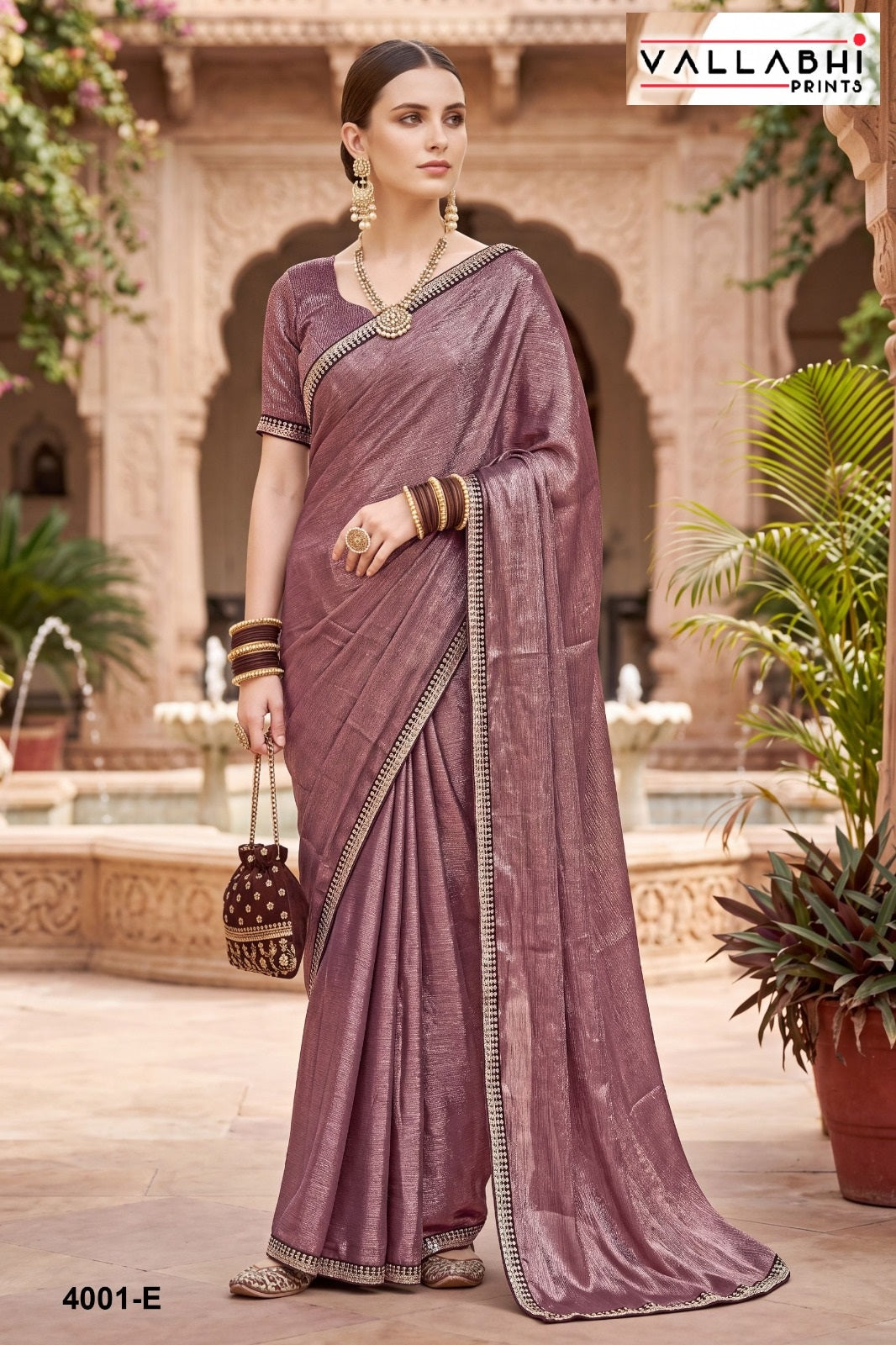 Rama Vol 4 Vallabhi Prints Brasso Sarees Manufacturer Ahmedabad