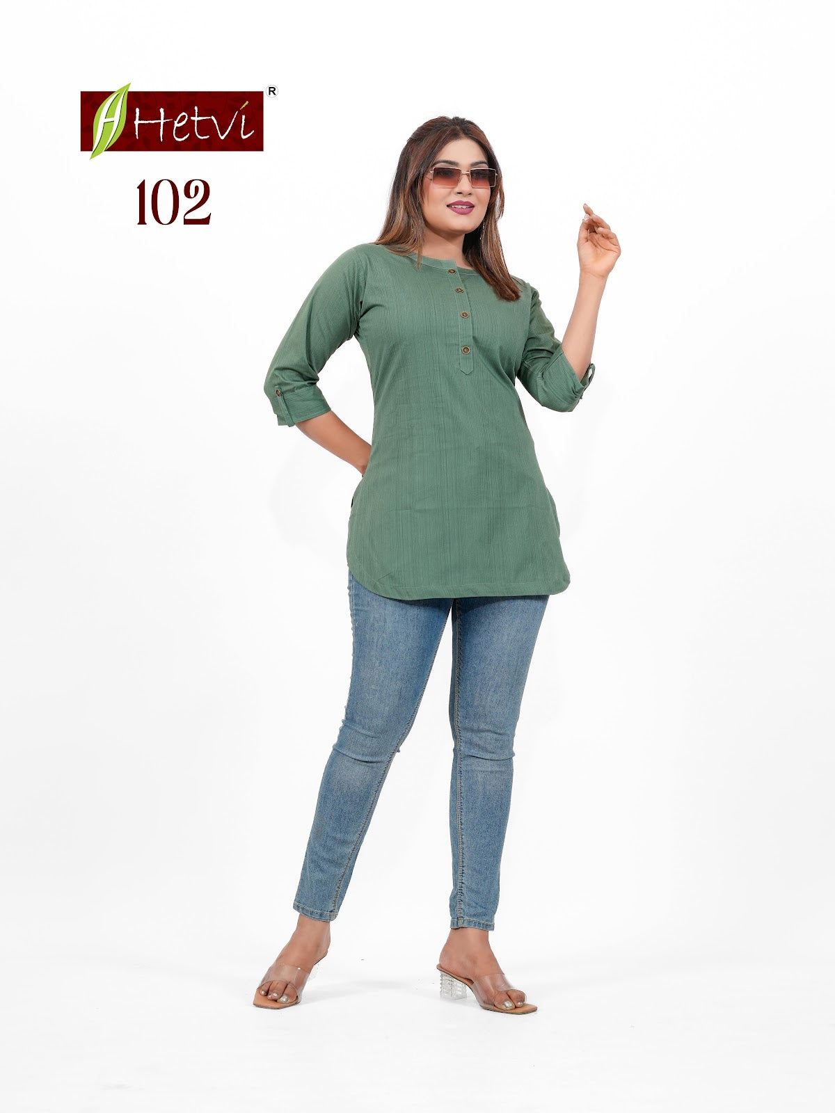 Rambha Hetvi Cotton Short Kurtis Wholesaler Gujarat