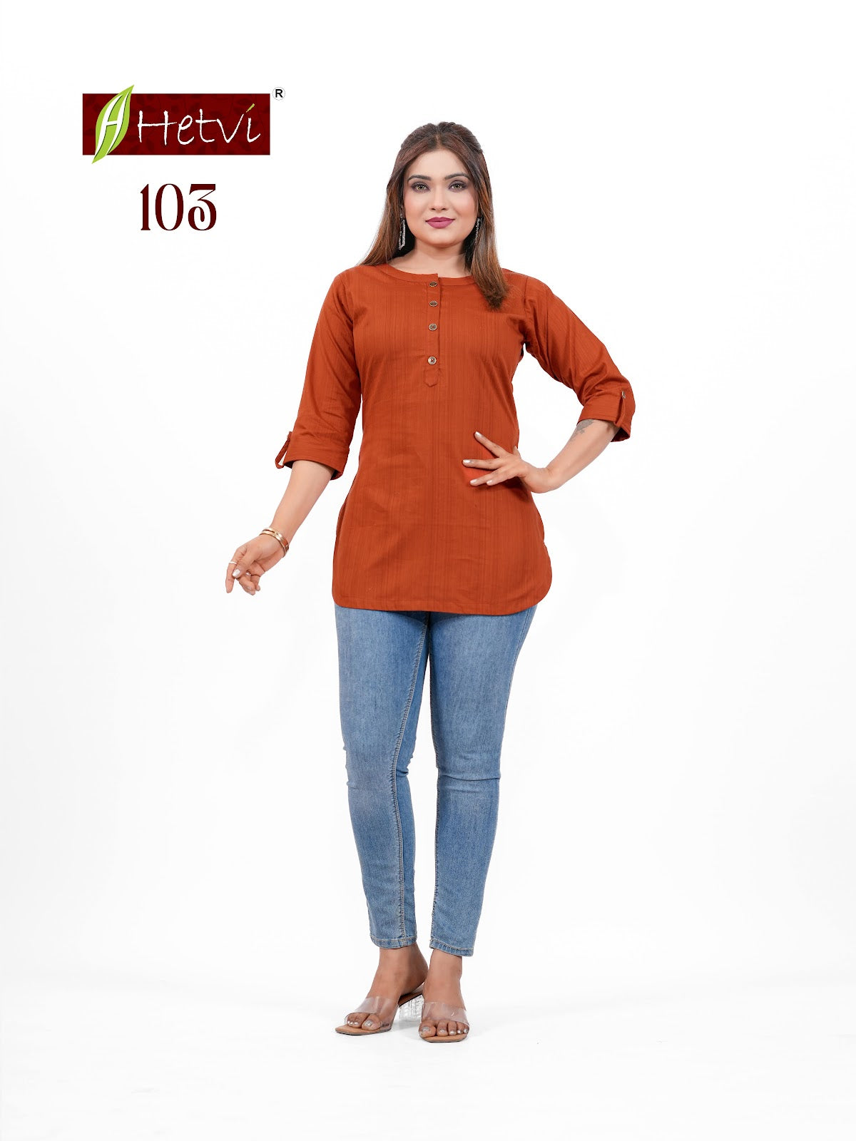 Rambha Hetvi Cotton Short Kurtis Wholesaler Gujarat