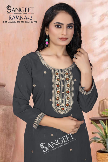 Ramna 2 Sangeet Heavy Rayon Short Kurtis Wholesale Price