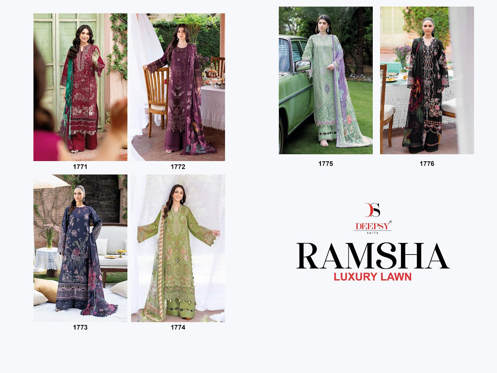 Ramsha Luxury Lawn 2026 Deepsy Cotton Pakistani Salwar Suits Exporter India