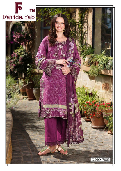Ramsha Nx Farida Fab Lawn Karachi Salwar Suits Wholesale Price