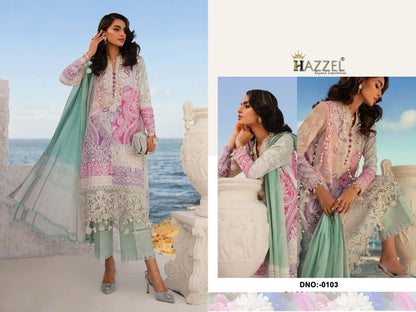 रामशा रंगरेज़ लक्ज़री लॉन हेज़ल कॉटन कराची सलवार सूट आपूर्तिकर्ता भारत