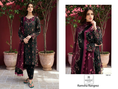 Ramsha Rangrez Mahgul Cotton Pakistani Patch Work Suits Manufacturer India